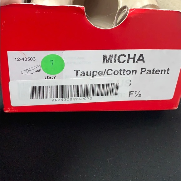 🆕 Ara brown two tone heels with bow size 7 - Picture 7 of 8